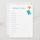 Zoek naar monsters notitiekaarten Cookie monster baby shower