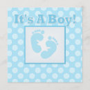 Zoek naar feet baby uitnodigingen Blauw