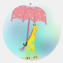 Zoek naar giraf stickers Roze