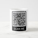 Zoek naar streepjescode mokken Qr code