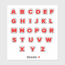 Zoek naar alfabet stickers Brieven