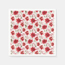 Zoek naar poinsettia servetten Rode bessen