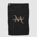 Zoek naar golfhanddoeken Zwart en goud