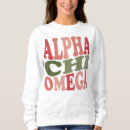 Zoek naar zuster dames hoodies Alpha chi omega
