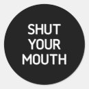 Zoek naar mond stickers Sarcastisch