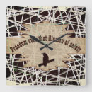 Zoek naar illusie klokken Bruin