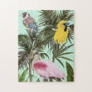 Zoek naar tropische vogel puzzels Groen