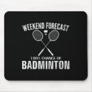Zoek naar badminton muismatten Speler