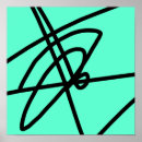 Zoek naar zwarte lijnen posters Abstract