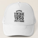 Zoek naar 1950 trucker petten Vintage