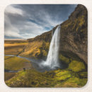 Zoek naar ijsland onderzetters Seljalandsfoss waterval