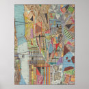 Zoek naar manhattan kaart kunst New york stad