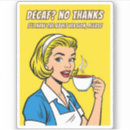 Zoek naar grappige koffie stickers Ik hou van koffie