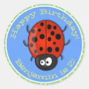 Zoek naar grappige insecten stickers Ieder kind