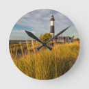 Zoek naar zand duin klokken Vuurtoren