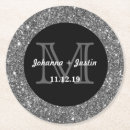 Zoek naar het bling onderzetters Zilver