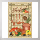 Zoek naar zeevruchten posters Voedsel