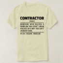 Zoek naar aannemer tshirts Bouwer