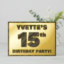 Zoek naar 15de verjaardag uitnodigingen 15 jaar oud
