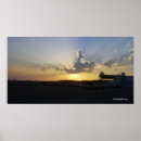 Zoek naar het paard posters Zonsondergang