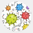 Zoek naar besmettelijk stickers Virus