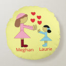 Zoek naar liefde dochter kussens Hart