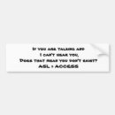 Zoek naar gebarentaal bumperstickers Doof