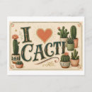 Zoek naar cactussen briefkaarten Illustratie