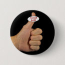 Zoek naar duim omhoog buttons Hand