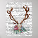 Zoek naar herten schedel posters Bloemen