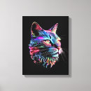 Zoek naar colorful cat kunst Schattig