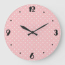 Zoek naar roze stippen klokken Pastel