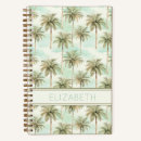 Zoek naar palm tree notitieboeken Beach