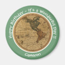 Zoek naar oude kaarten magneten Verjaardagsfeest