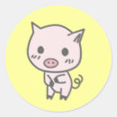 Zoek naar kawaii varken stickers Cartoon
