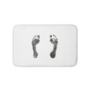 Zoek naar voetafdrukken badmatten Voeten