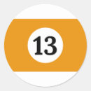 Zoek naar getal stickers Dertien