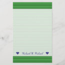 Zoek naar licht briefpapier Groen