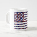 Zoek naar rode ster mokken Amerikaanse vlag