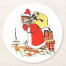 Zoek naar vintage kerstmis onderzetters Kat