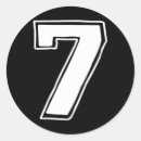 Zoek naar nummer 6 stickers Zes zeven ontwerp