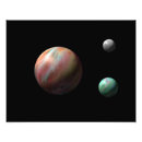 Zoek naar abstracte werelden posters Planeet