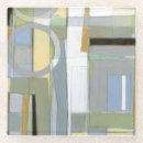 Zoek naar geometrische vormen onderzetters Kleurrijk