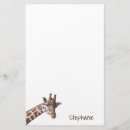 Zoek naar giraffe briefpapier Safari