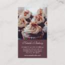 Zoek naar cupcakes visitekaartjes Kok
