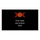 Zoek naar drievoudige maan visitekaartjes Godin