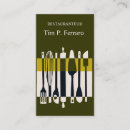 Zoek naar uitvoerende chef kok visitekaartjes Catering