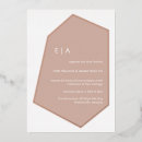 Zoek naar roze gouden huwelijk uitnodigingen Echte folie