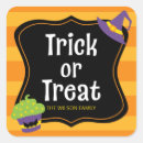 Zoek naar oranje streep stickers Trick or treat