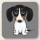 Zoek naar puppy onderzetters Dachshund
